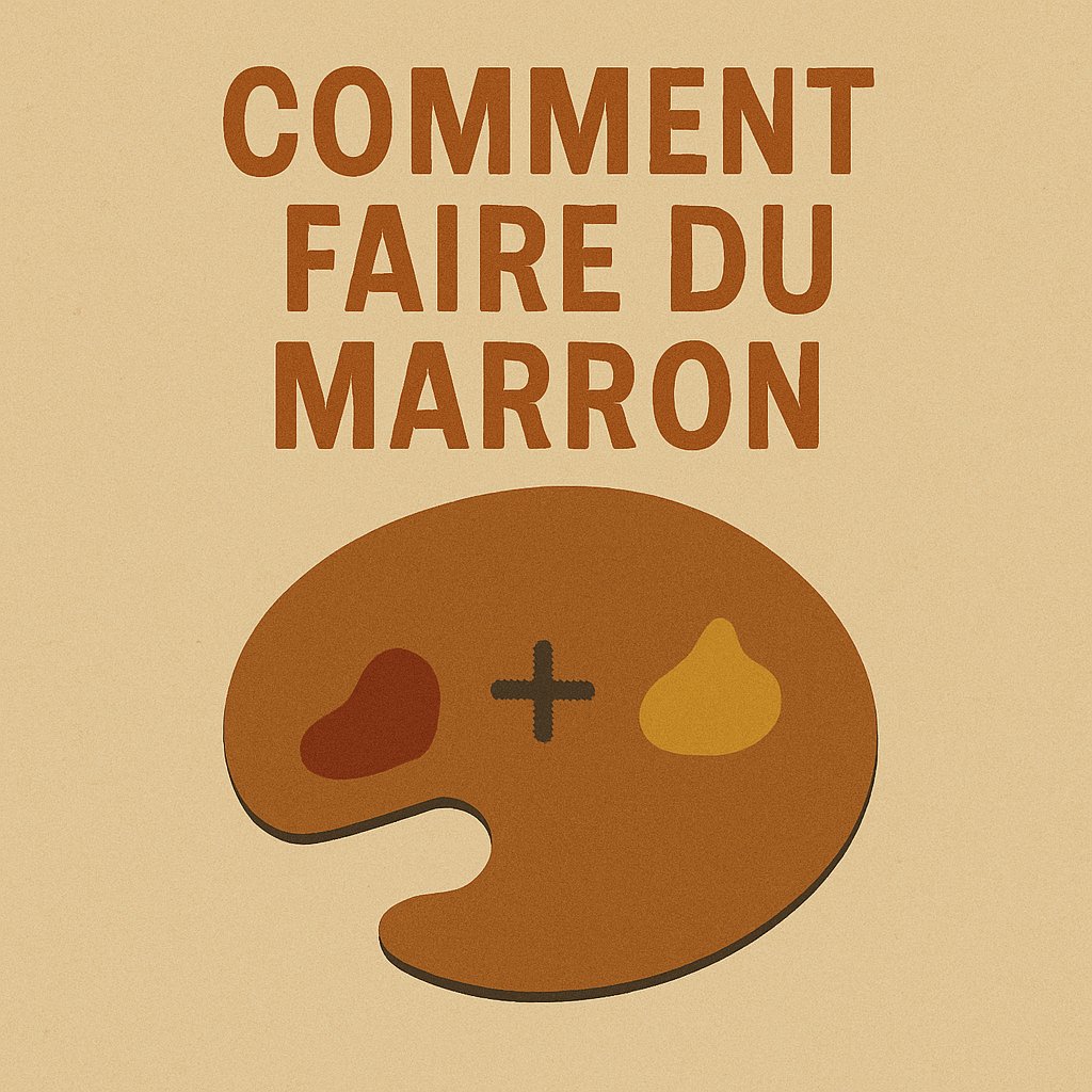 🎨 Comment faire du marron en peinture acrylique (sans finir avec une boue douteuse)