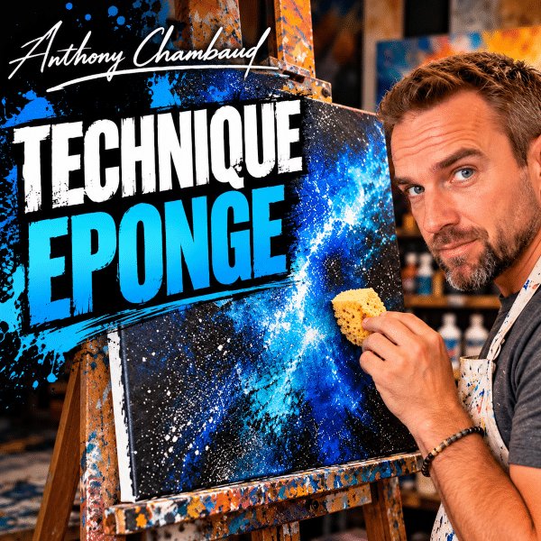 Peinture acrylique à l’éponge : une technique simple pour créer des effets incroyables (Tutoriel